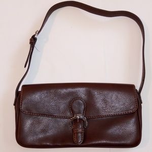 Women's Jones of New York Baguette Leather Handbag